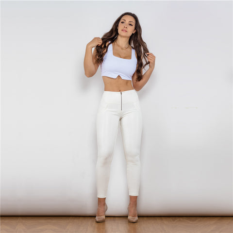 SHAPEWEAR BIKER LEGGINGS - FAUX LEATHER
