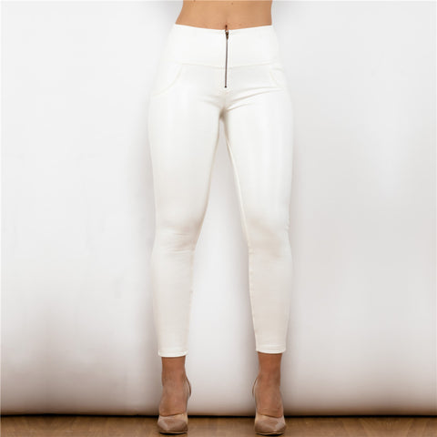 SHAPEWEAR BIKER LEGGINGS - FAUX LEATHER